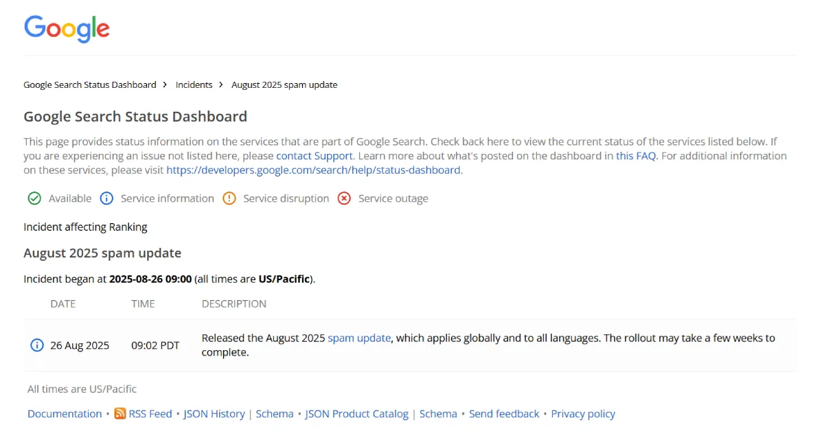google-spam-update-agosto-de-2025