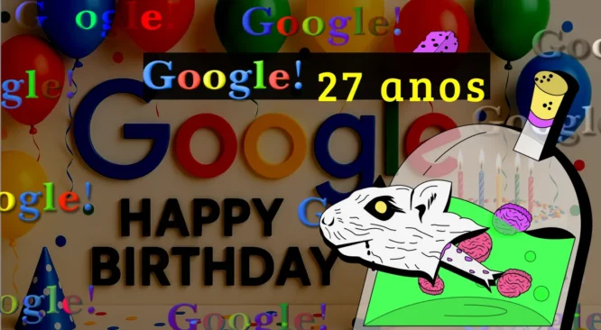 Google completa 27 anos e celebra com doodle especial que revive seu logotipo original. Conheça a trajetória da gigante da tecnologia.